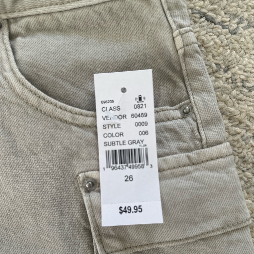 NWT gray pacsun ultra high rise cargo short - Picture 2 of 7